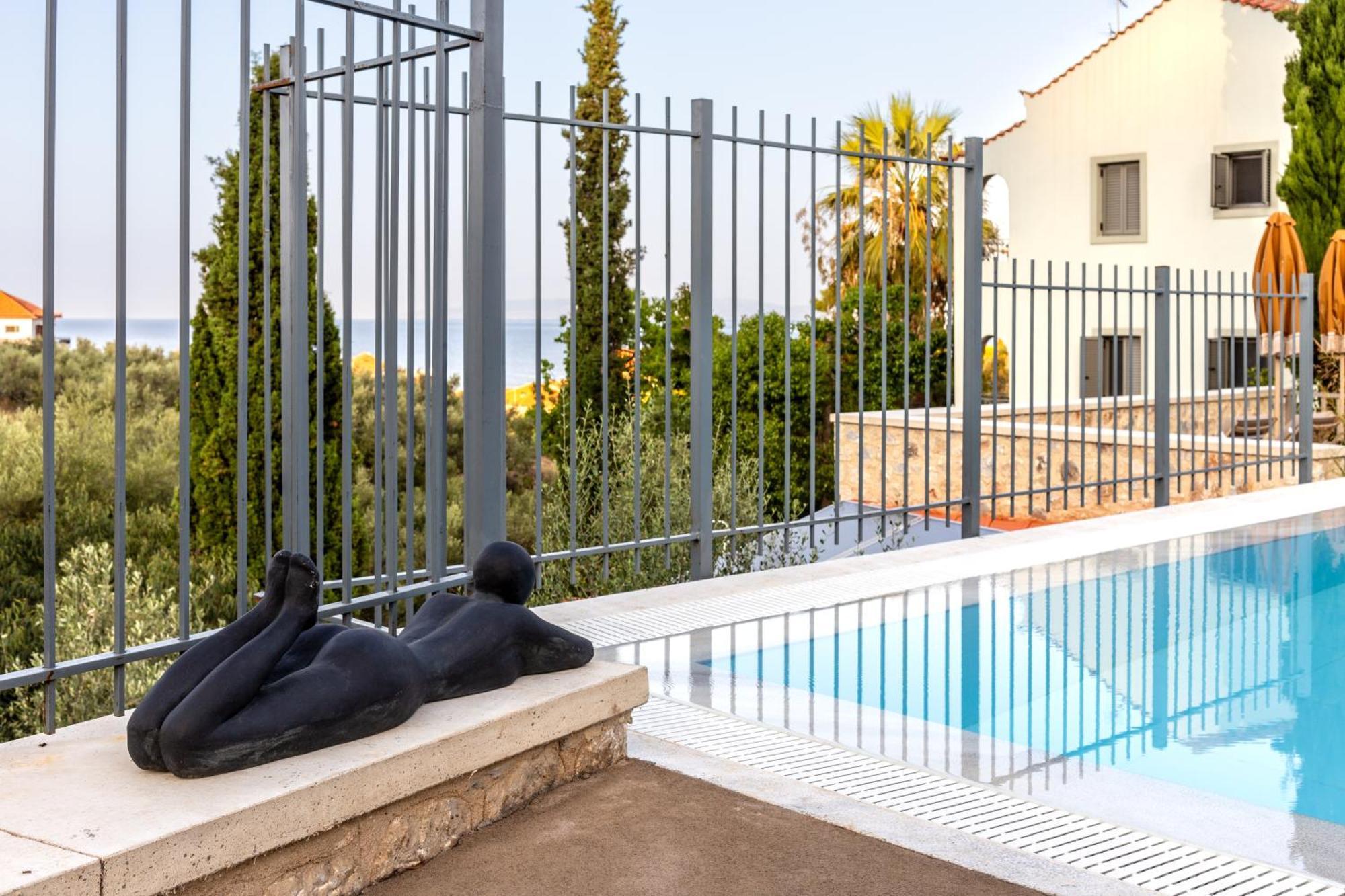 Olympia Zervea Studios With Pool - Apartment Kardamyli Exterior foto